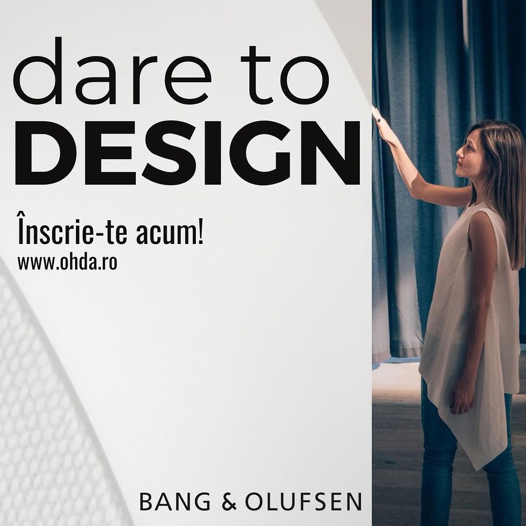 Regulament CONCURS: Bang & Olufsen - DARE TO DESIGN!
