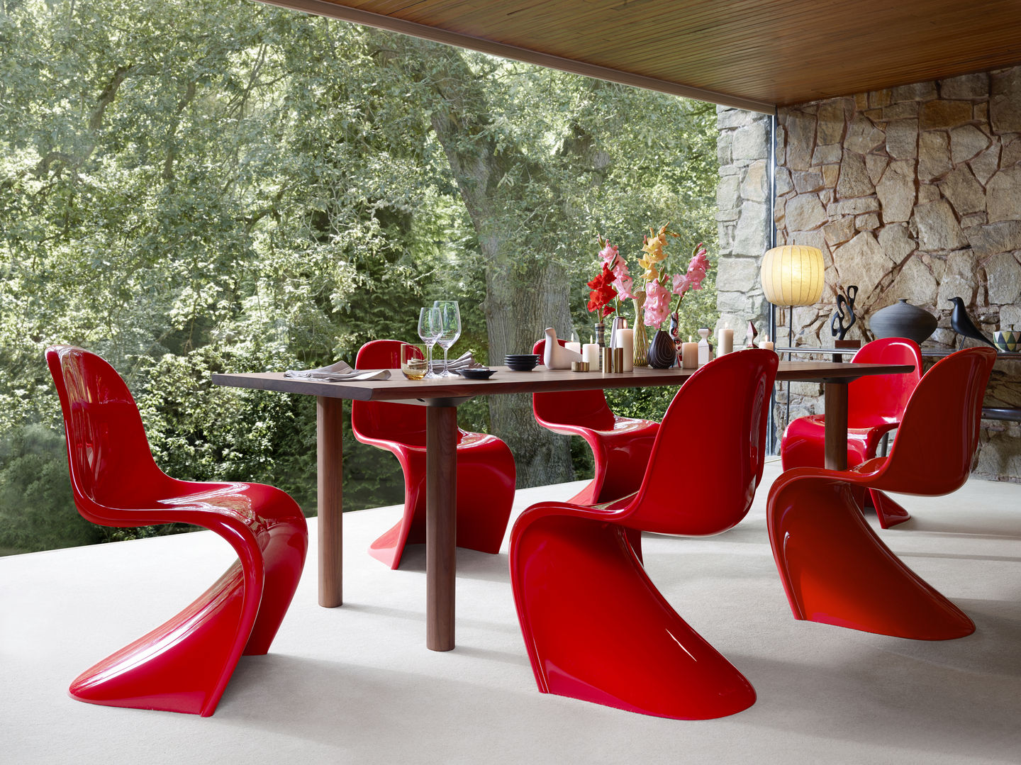 Verner Panton グラフィックアート 48/120 Panton Chair (Verner Panton, 1960)